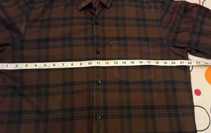 Pure Cotton shirt-Brown And Black