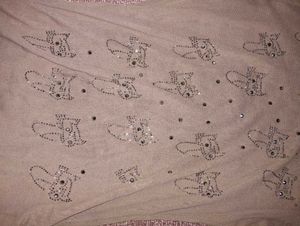 Cute Cat Embellished y2k Top