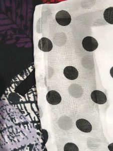 women's polka-dot print casual top