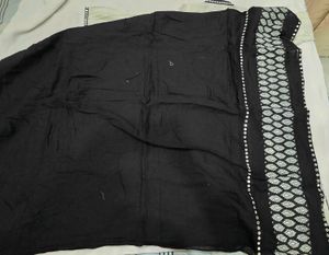 Elegant Black kurta &amp; dupata with Mirror Work
