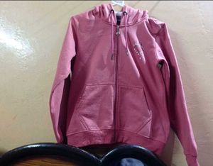 Premium Zip-Up Hoodie for Women – Blush Pink