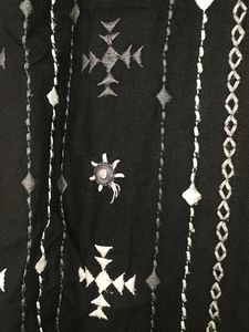 Black Thread Worked Kurti