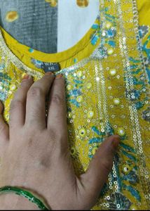 combo Beautiful Yellow Kurta and duppata pant bo