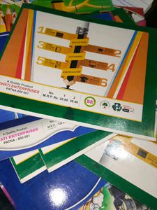 Drawing Note Book and cursive writing