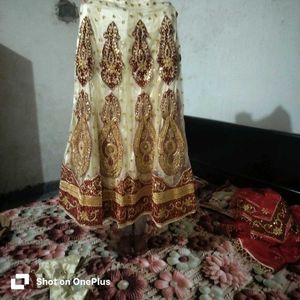 Red Embellished Lehenga Choli