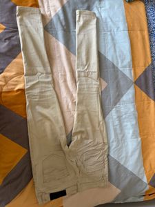 Beige Trouser Pants