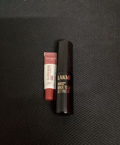 LakmeSettingSpray,dot&amp;keylipbalm