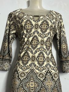 Pintresty Elegant Printed long Top