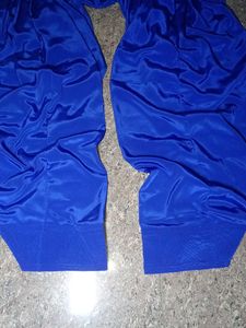 blue soft silk salwar kameez set