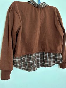 Checked Crop top