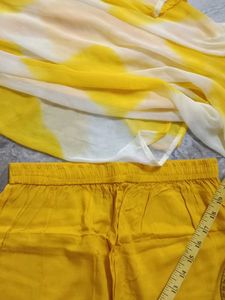 Yellow Kurta Set with Dupatta