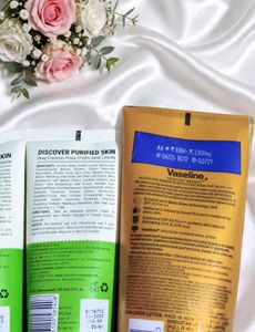 pack of 3 Pilgrim &amp; Vaseline Face Care Bundle