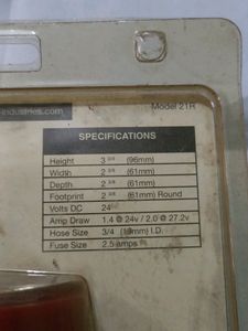 Rule 800 GPH /300 LPH Bilge Pump Model 21R