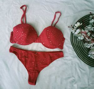 Red Lingerie Set