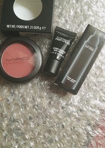 Combo Mac Original With Tag Blush And Primer Pink