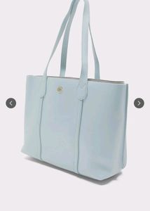 Twenty Dresses Solid Blue Tote Bag