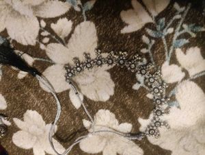 Silver Tone Floral Necklace
