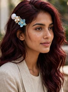 Buy Three Get 3 FREE 🌸✨Pearl &amp; Pastel Flower Hair