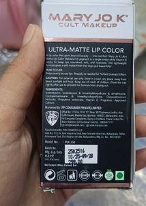 Mary Jo K Ultra Matte Lip Color