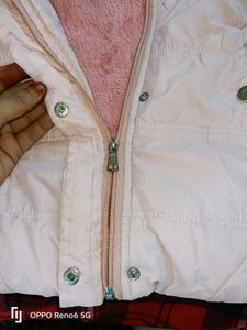 Premium Girl's Puffer Jacket with Genuine Fur