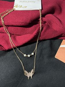 Brand New Butterfly Double Layered Neckchain