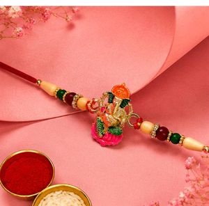 Ganesha Rakhi combo 2 pc
