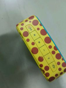 Portable Yellow Bluetooth Speaker