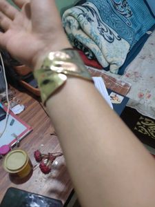 Unique Hammered Metal Cuff Bracelet