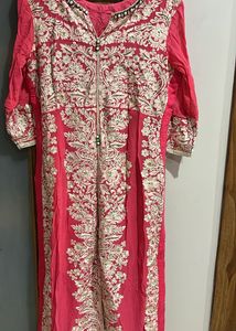 Full Embroidery Suit with Dupatta and Plazo