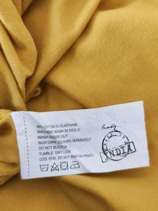 Mustard A-line Top