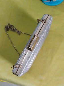 Silver Clutch
