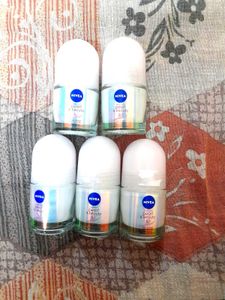 Nivea Pearl & Beauty Roll-On (Pack of 5)😽