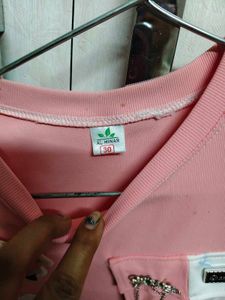 Beautiful pink top designer