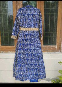 Stunning Blue Embroidered Kurta Set