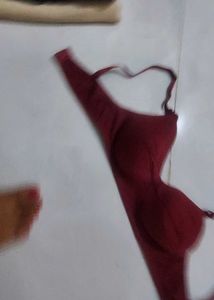 Maroon Padded Bra