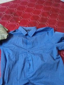 Men's Blue Dress Shirt