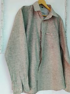 Men's linen Formal Shirt XL Size