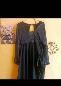 Sparkling Sequin Sleeve Dress