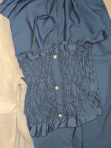 Chic Co-ord Set: Smocked Top &amp; Wide Leg Pants