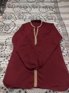 Elegant Maroon Kurta