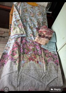 Beautiful Floral Kurta Set