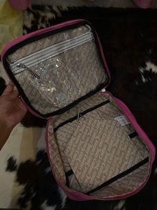 Juicy Couture Pink Cosmetic Pouch