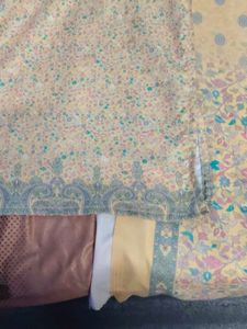 Beautiful  yellow    fleece cotton  Floral Kurta S