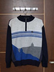 Stylish Men's Patterned Sweater