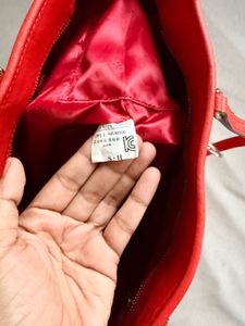 Vibrant Red Tote Bag