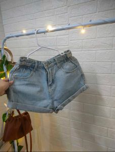 Light Wash Denim Shorts