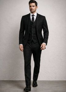 Men's Classic Striped Suit