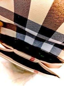 Designer Inspired Plaid Crossbody Bag