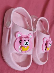 Cute Pink Bear Sandals for Kids