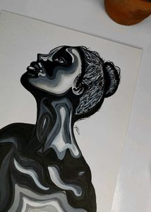 Monochrome Woman Art